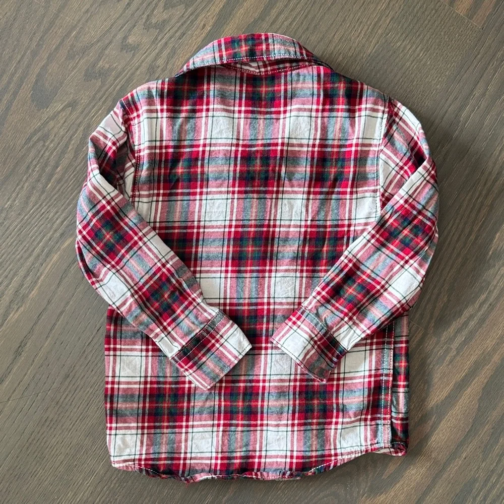 Carter’s Plaid Shirt and Green Pants Set | 3T